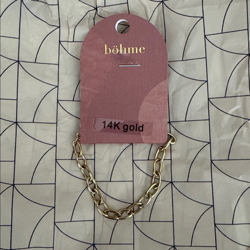 New! Bohme chain bracelet